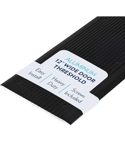 Aluminum Threshold Strip - Exterior Door Threshold for Doorways